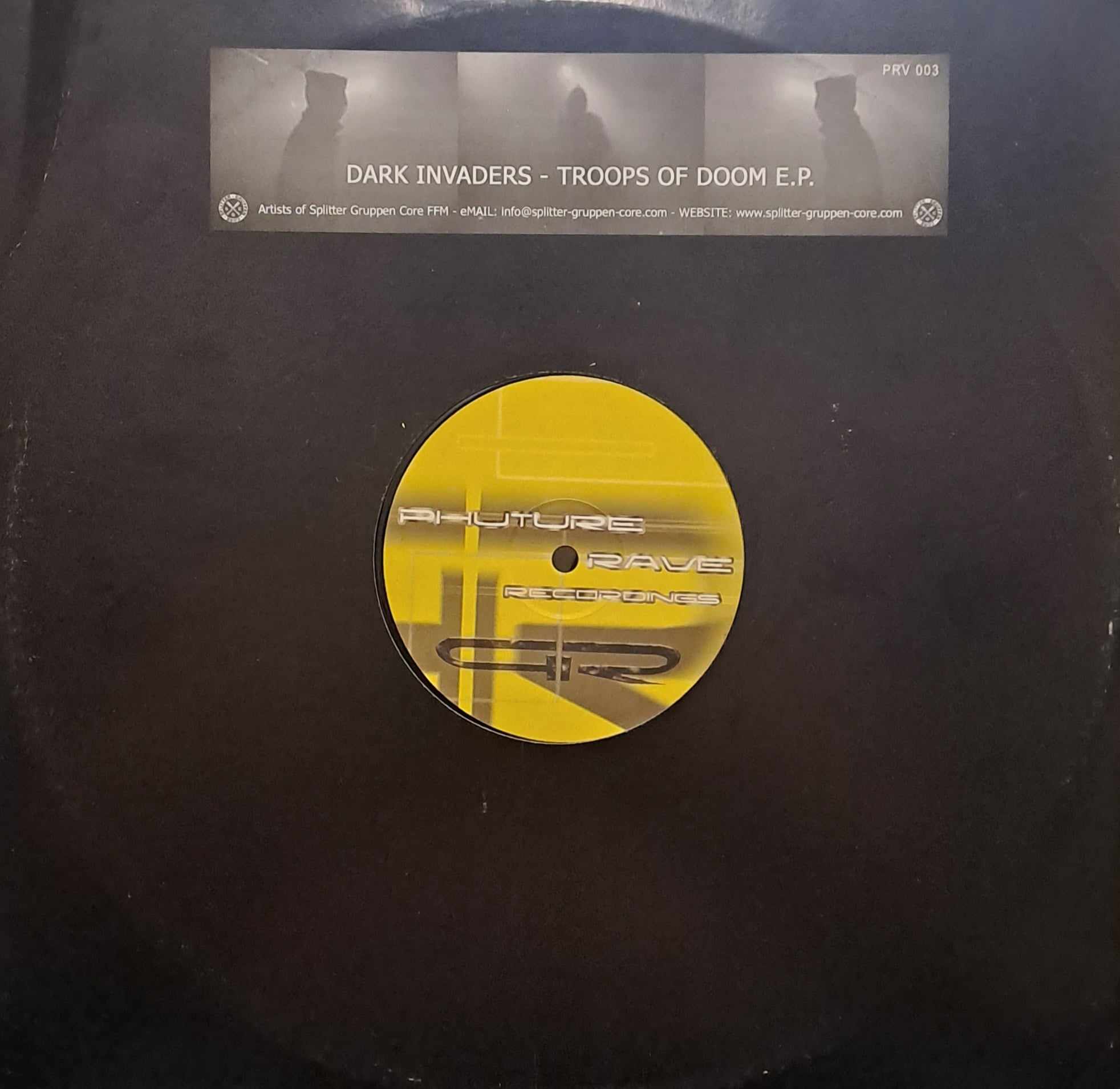 Phuture Rave Recordings 003 - vinyle doomcore